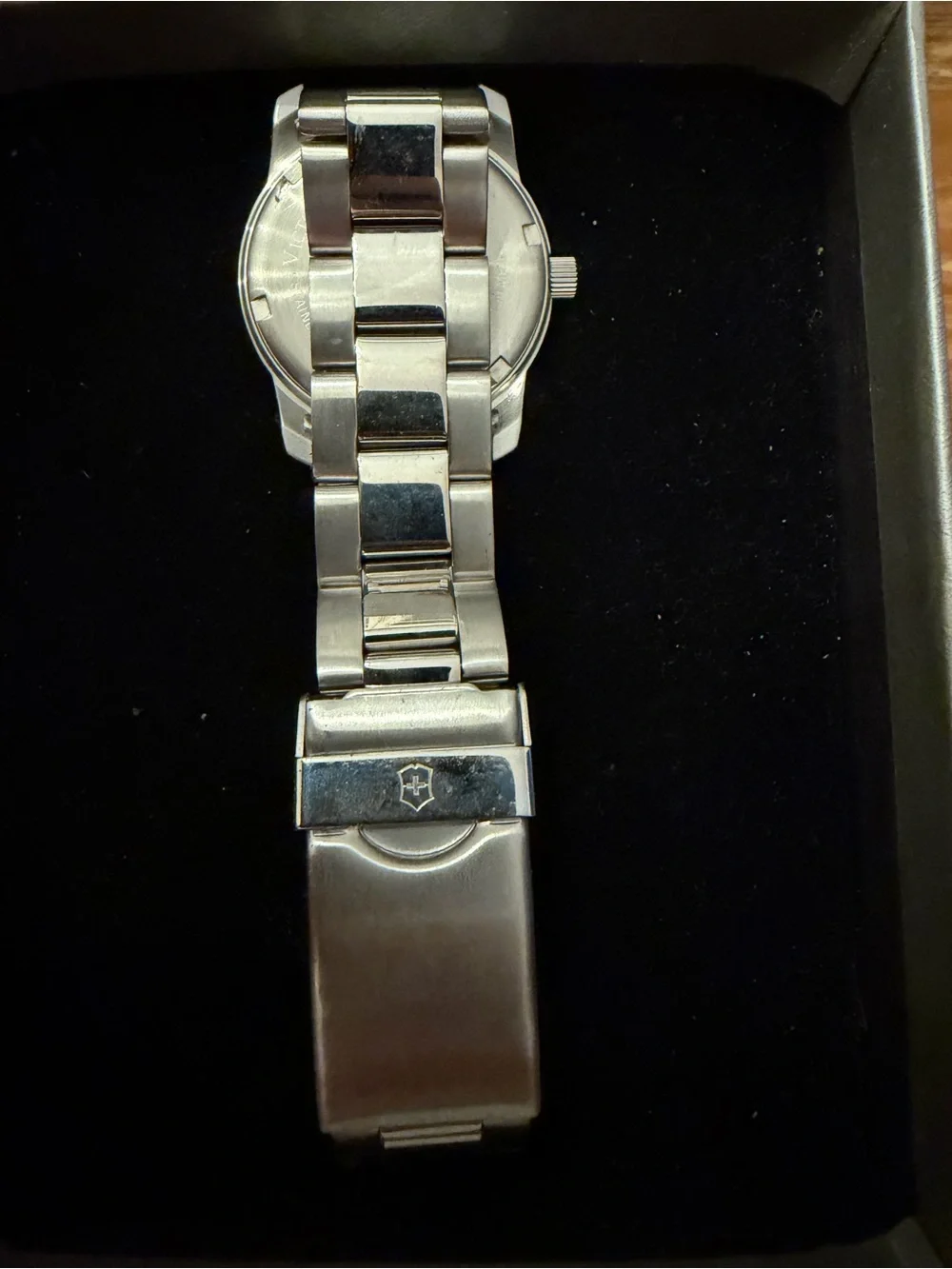 Women's Silver Stainless Steel Bracelet Watch - White Dial
